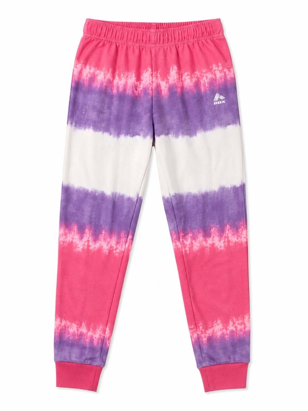 RBX Girls Pink Purple & White Tie-Dye Joggers bundle